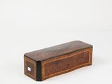 an image of a small wooden box on a white background