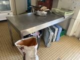 un sac posé sur le plan de travail de la cuisine, à côté de la cuisinière