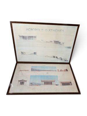 a picture of a picture of a building in a box
