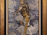 painting of a woman in a tutu and a child in a ballerina tutu