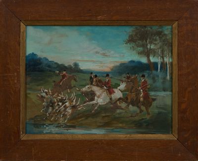 Joseph Raymond Fournier-Sarlovèze (1836-1916) Chasse à courr…