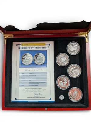 Coffret de la Monnaie de Paris, «  Les plages du débarquement", conten - Photo 1