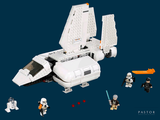 a lego model of a star wars tier and other legos