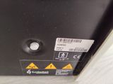 a label on the back of a laptop computer