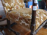 a chair that is sitting on the floor in a room