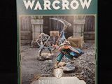 the box is full of warcrow miniatures, including a man with a sword