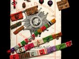 une photo d'un livre sur lequel figurent toutes sortes d'éléments différents