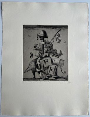 une image représentant un dessin en noir et blanc d'un homme assis sur une chaise