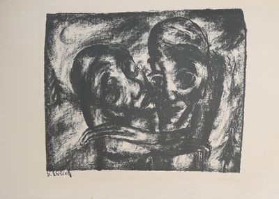 un dessin en noir et blanc d'un homme et d'une femme