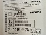 a label on the back of a computer monitor