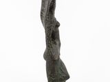 an image of a sculpture of a woman on a white background