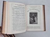 an open book with a picture of a man on it