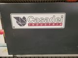 a close up of a sign on a machine in a factory