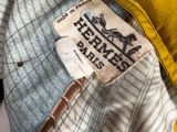 a close up of a jacket with a label on it