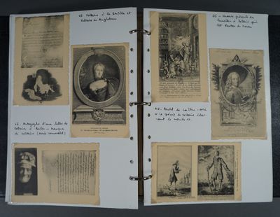 Album contenant Série complète de CARTES POSTALES Littérature par l'im