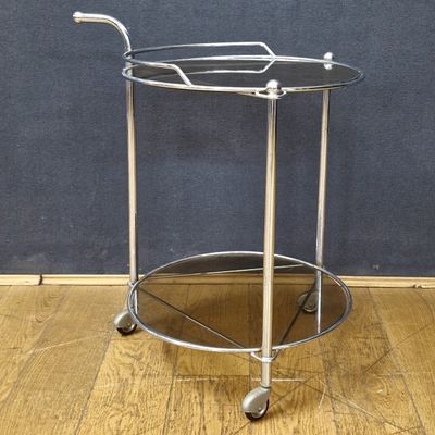 DESIGN des Années 1970 CHARRIOT BAR sur roulettes