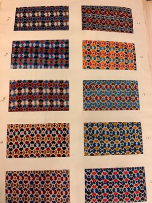 a book with a bunch of different patterns on it
