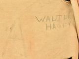a picture of a piece of cloth with writing on it
