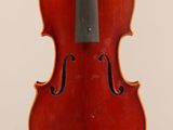 an old violin with a bow on a white background