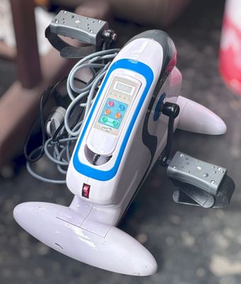 a remote control sitting on top of a toy bike