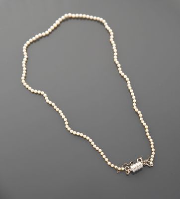 Collier de semences de perles et perles de culture allant de…