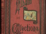 un vieux livre avec l'image d'une femme sur la couverture