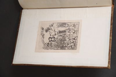 a picture of a book with a drawing on it
