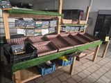 a large display of chocolates on a shelf in a store