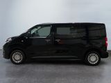 a picture of a black van parked in a parking lot