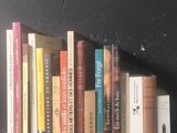 le nombre de livres qui se trouvent sur une étagère dans une pièce