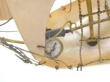a clock that is sitting on top of a boat