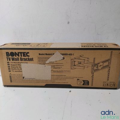 La boîte est ouverte et prête à être utilisée pour le support mural.