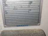 a close up of a sign on a machine