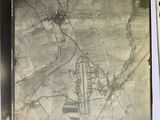 an old photo of a map of a city