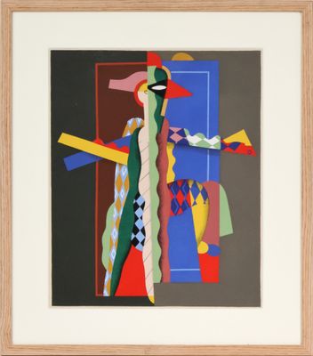 une image représentant un tableau d'une femme portant un chapeau et une robe