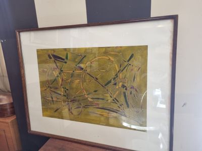 a picture of a picture of a painting on the wall