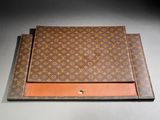 louis vuitton monograme leather document holder
