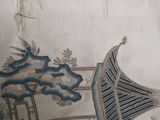 a picture of a painting on the wall of a building