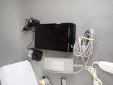 a picture of the contents of a wii game system