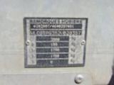a plaque on the side of a white truck