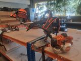 a picture of a workbench with a circular saw and a circular sawhorse
