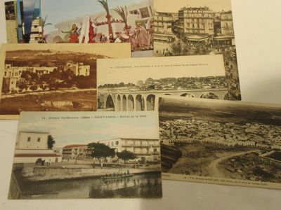 Lot DE Cartes Postales Afrique DU Nord + Afrique Seneg…