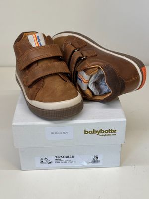 Paire DE Chaussures Enfant Babybotte Armand Taille 26 Cognac…