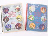 deux livres posés côte à côte sur une table