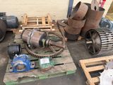 many different types of industrial machinery on a pallet