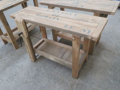 Etabli décoratif HB USA « l'établi de Romain le N°1 » 121x40… - Photo 1