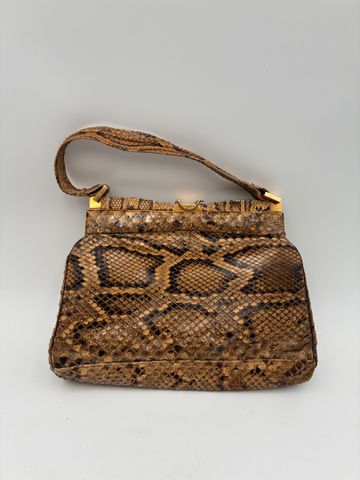 Sac en cuir de serpent. Vintage 