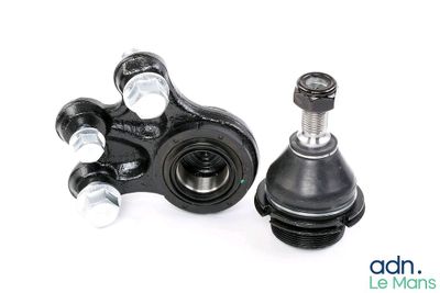 a close up of two different types of ball joints on a white background