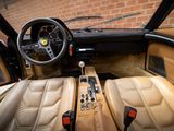the interior of a sports car is clean and ready to be driven