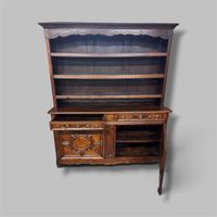 Grand vaisselier/buffet de type lorrain deux corps en chène … (photo 5)